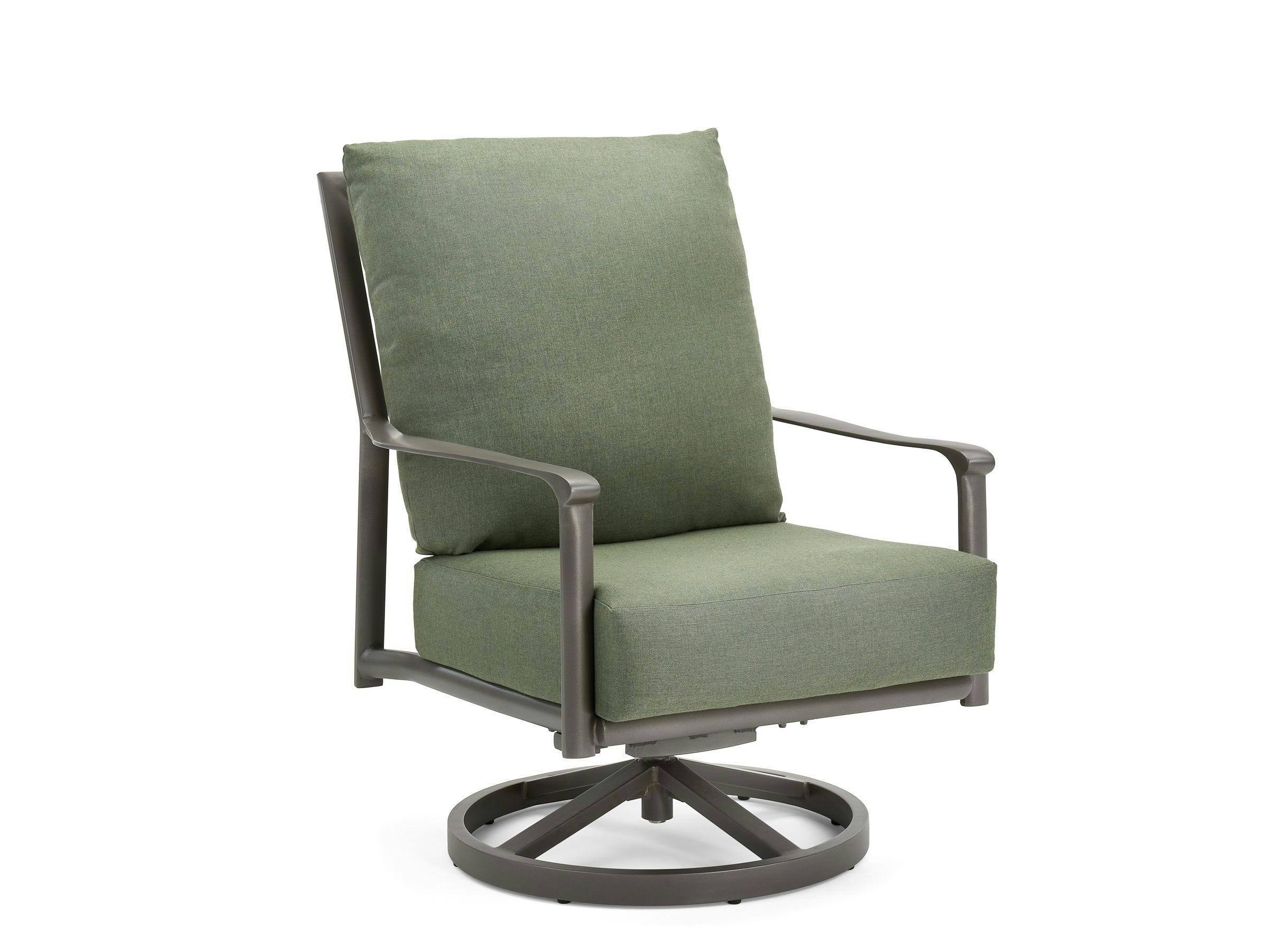 Aspen Cushion High Back Swivel Rocker Lounge Chair