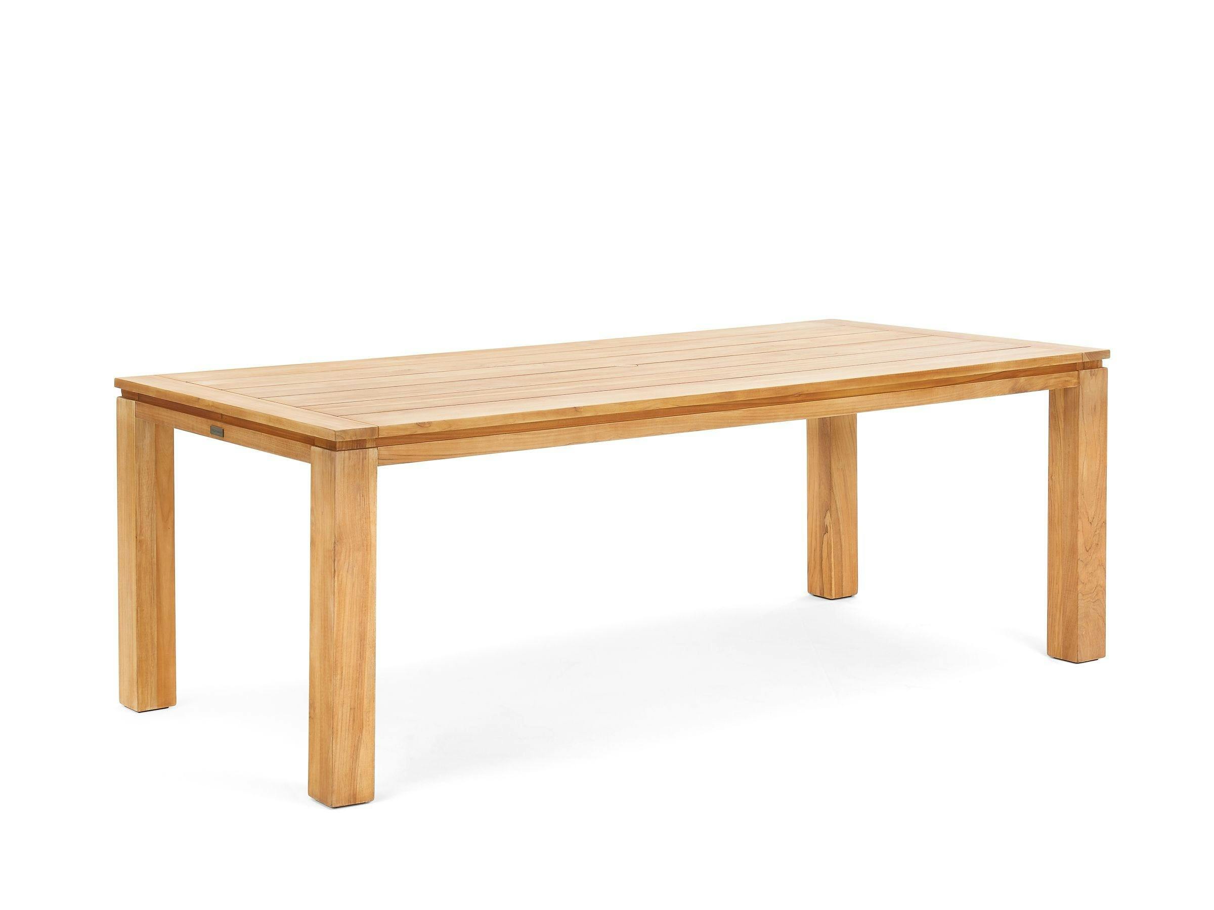 All-Natural Teak 40" x 88" Rectangular Dining Table