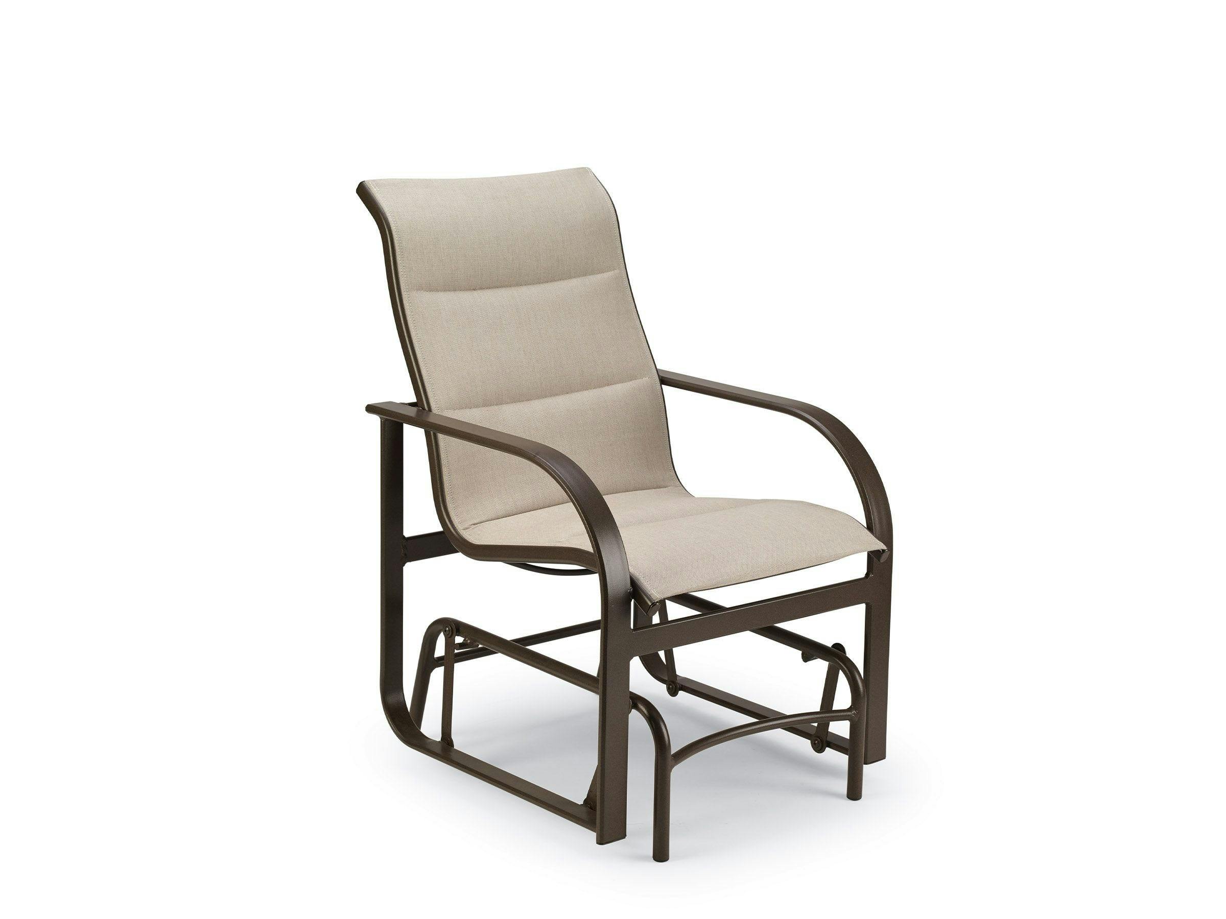 Key West Padded Sling Chair Glider